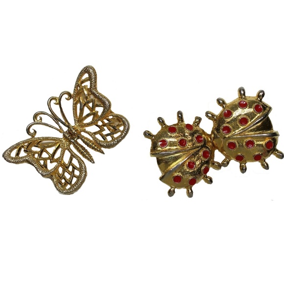 Mimi di N Accessories - Mimi di N Buckles Butterfly's & Lady Bugs 70’s